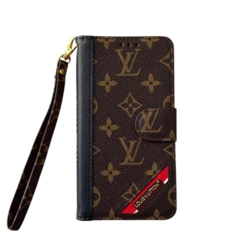 LV iPhone Case with Card Holder for iPhone 11-17 V45