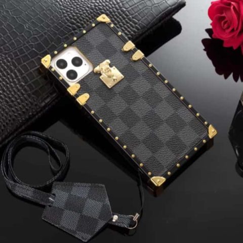 LV Trunk Case with Strap for iPhone 11-17 LV-trunk 8