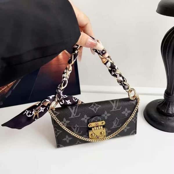 LV Samsung Phone Case with String & Card Holder for Galaxy S23-S26 LV-SA14