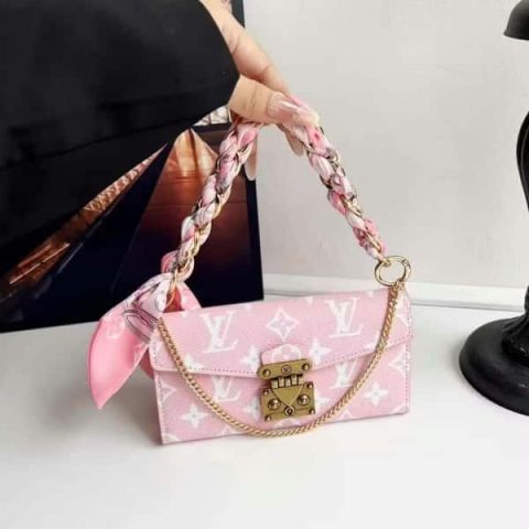 LV iPhone Case with String & Card Holder for iPhone 11-17 LV-145