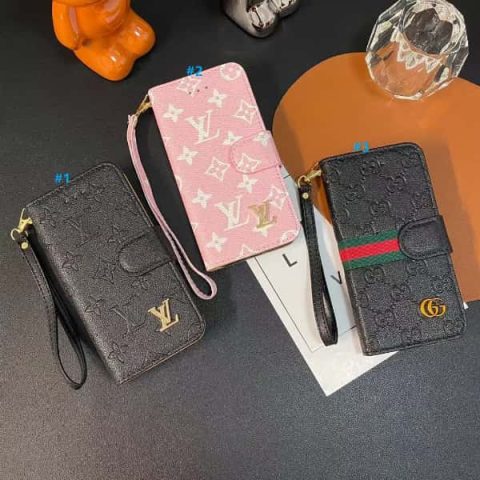 LV iPhone Case with Card Holder for iPhone 11-17 LV-ZT53