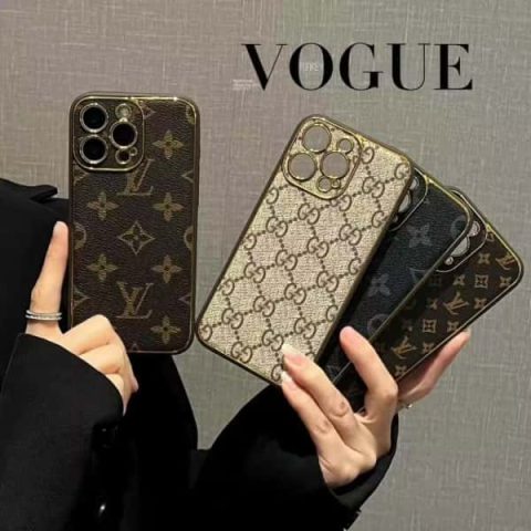 Leather LV iPhone Case for iPhone 11-17 LV-ZT66